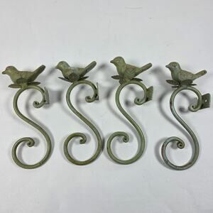 Hallie Monogram Hook | AnthroHome Anthropologie White and Bronze Monogram Wall Hooks (M & F & Ampersand) main image 2